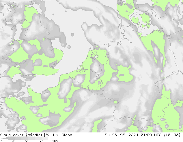 Wolken (mittel) UK-Global So 26.05.2024 21 UTC