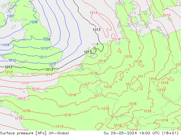 pressão do solo UK-Global Dom 26.05.2024 19 UTC