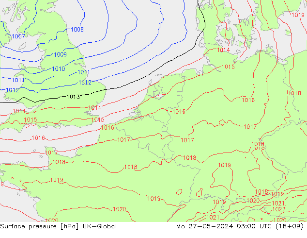 Yer basıncı UK-Global Pzt 27.05.2024 03 UTC