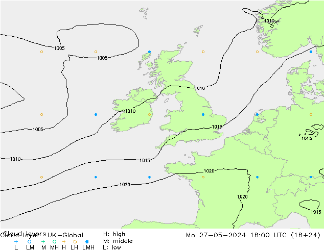 Cloud layer UK-Global  27.05.2024 18 UTC