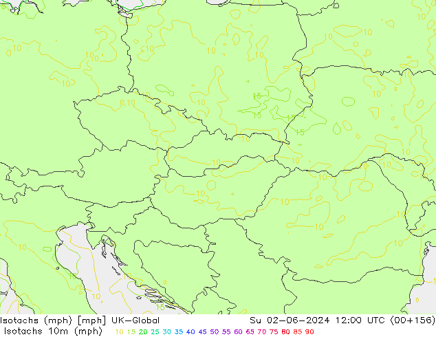 Isotachs (mph) UK-Global Вс 02.06.2024 12 UTC