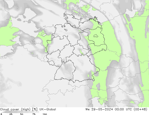 облака (средний) UK-Global ср 29.05.2024 00 UTC