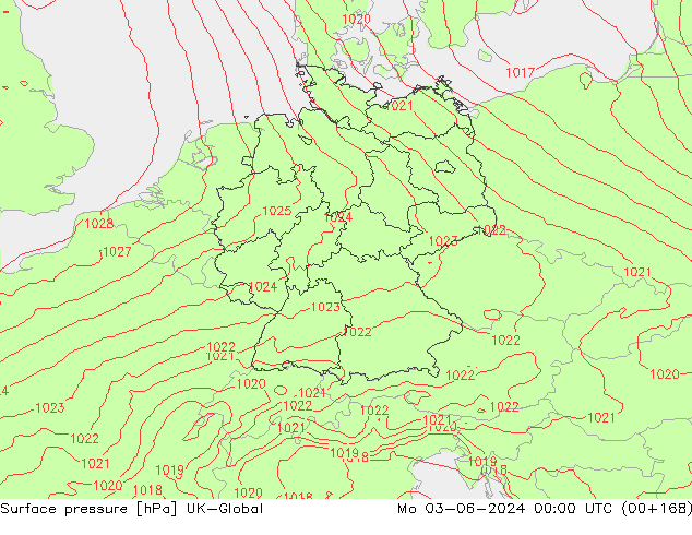 Luchtdruk (Grond) UK-Global ma 03.06.2024 00 UTC