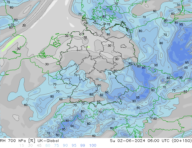 700 hPa Nispi Nem UK-Global Paz 02.06.2024 06 UTC