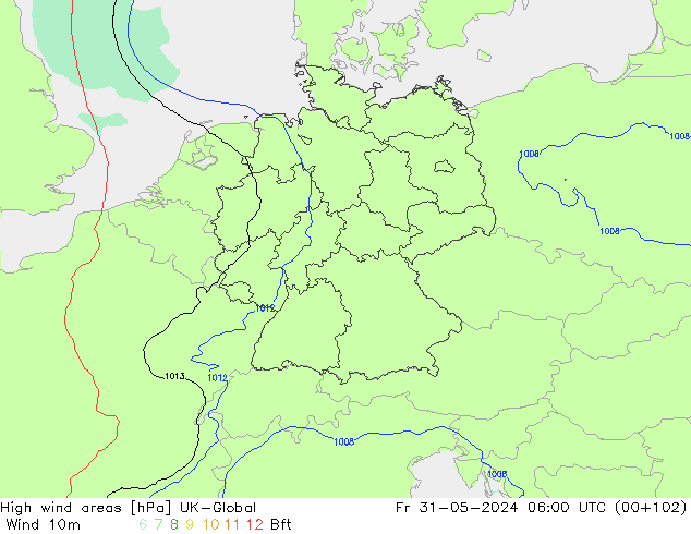 Izotacha UK-Global pt. 31.05.2024 06 UTC