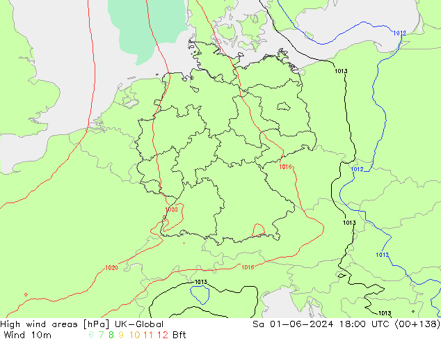 Windvelden UK-Global za 01.06.2024 18 UTC