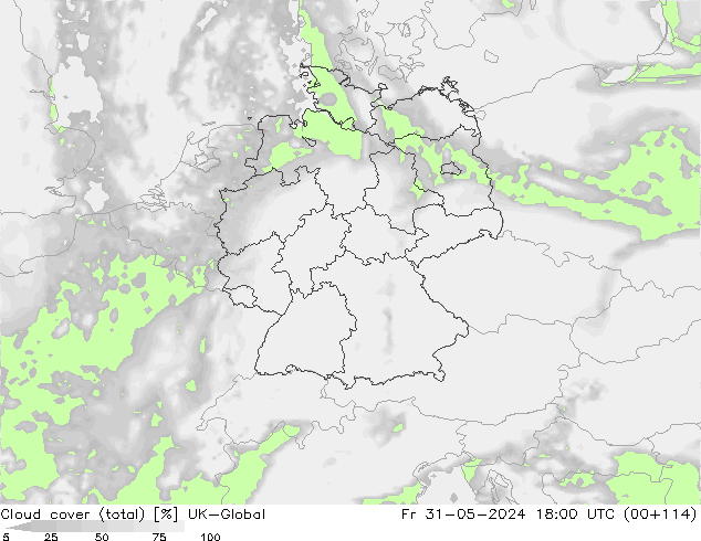 Bulutlar (toplam) UK-Global Cu 31.05.2024 18 UTC