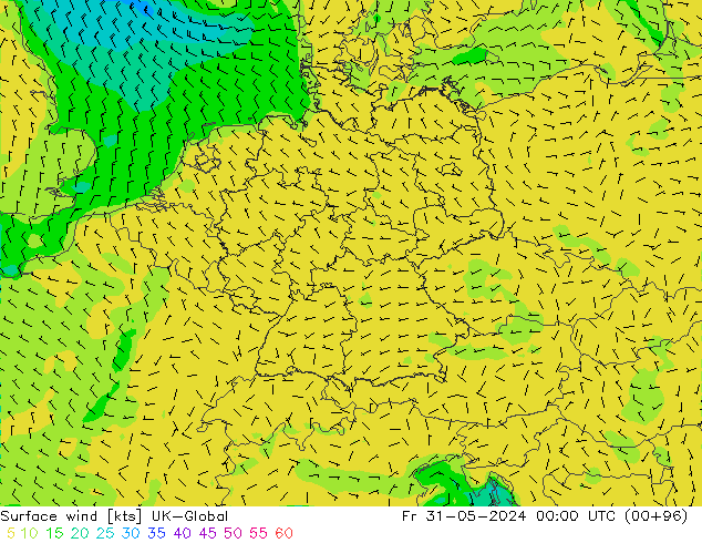 ветер 10 m UK-Global пт 31.05.2024 00 UTC
