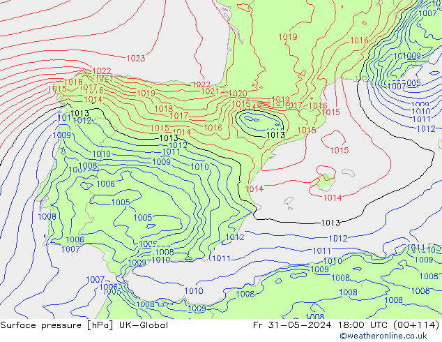 Bodendruck UK-Global Fr 31.05.2024 18 UTC