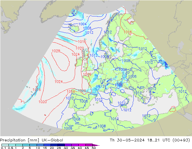 Srážky UK-Global Čt 30.05.2024 21 UTC