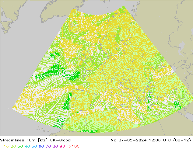 Streamlines 10m UK-Global Mo 27.05.2024 12 UTC