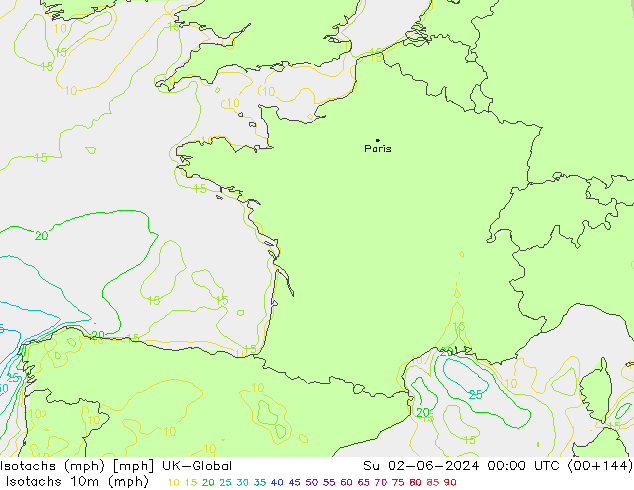 Isotachen (mph) UK-Global zo 02.06.2024 00 UTC