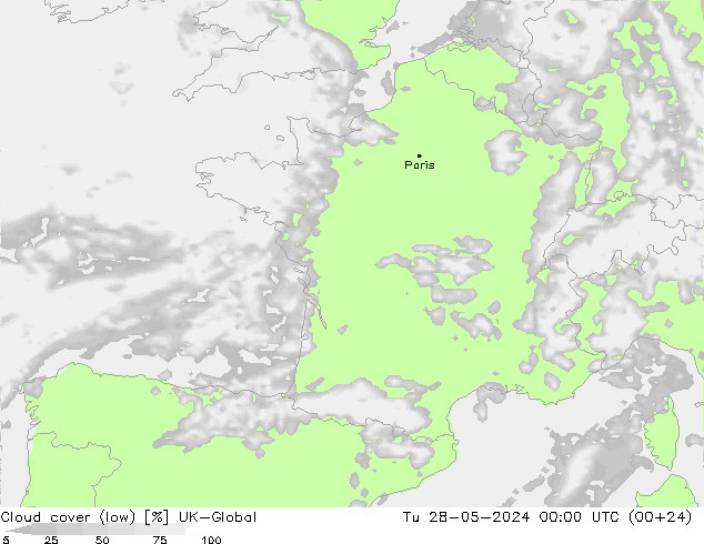 Wolken (tief) UK-Global Di 28.05.2024 00 UTC