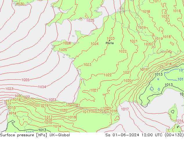 ciśnienie UK-Global so. 01.06.2024 12 UTC