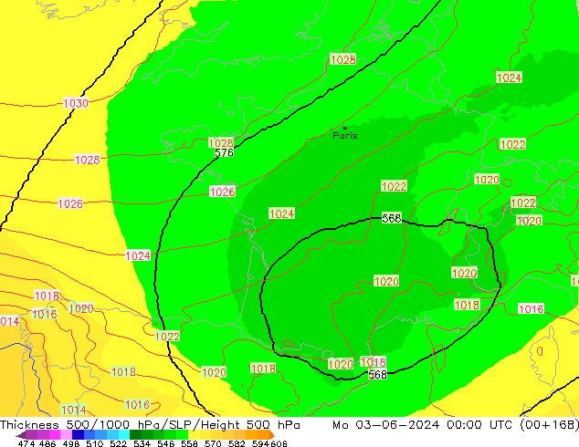 Thck 500-1000hPa UK-Global Mo 03.06.2024 00 UTC