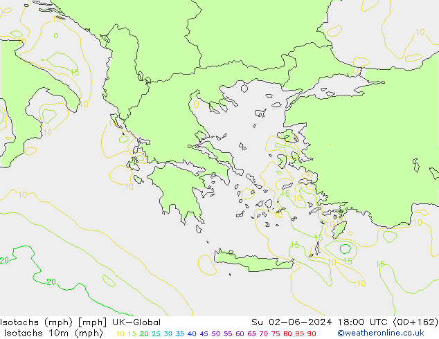 Isotachs (mph) UK-Global Su 02.06.2024 18 UTC