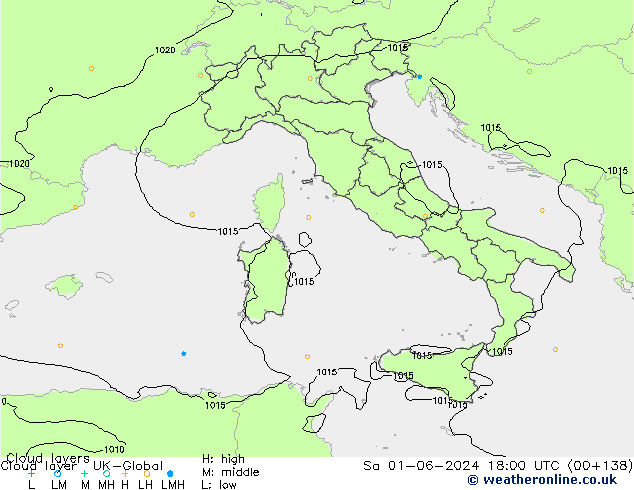 Chmura warstwa UK-Global so. 01.06.2024 18 UTC