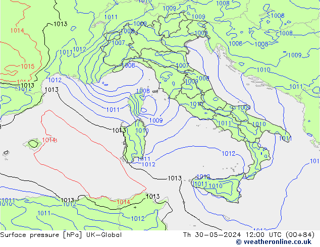 ciśnienie UK-Global czw. 30.05.2024 12 UTC