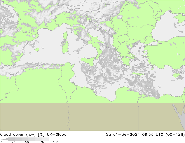 nízká oblaka UK-Global So 01.06.2024 06 UTC