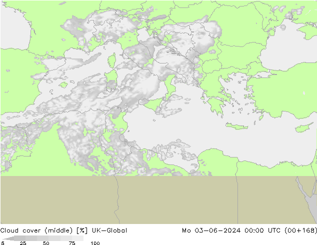 Bewolking (Middelb.) UK-Global ma 03.06.2024 00 UTC