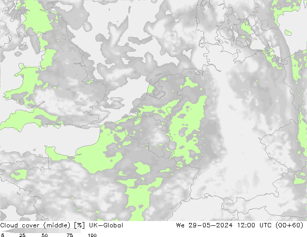 Wolken (mittel) UK-Global Mi 29.05.2024 12 UTC