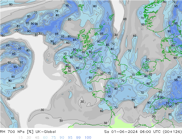 RH 700 hPa UK-Global Sa 01.06.2024 06 UTC