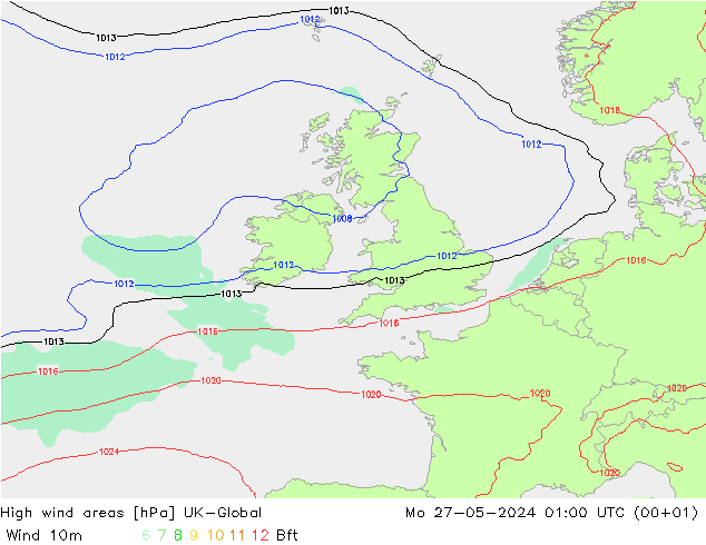 High wind areas UK-Global Po 27.05.2024 01 UTC