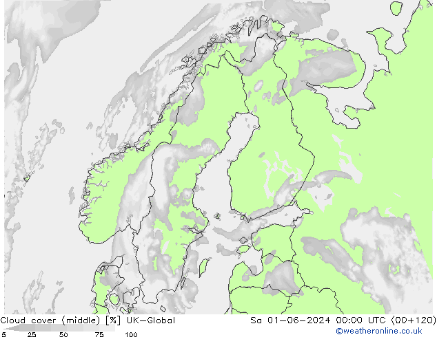 Bewolking (Middelb.) UK-Global za 01.06.2024 00 UTC