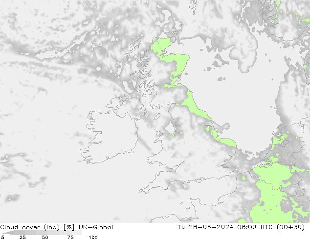 nízká oblaka UK-Global Út 28.05.2024 06 UTC