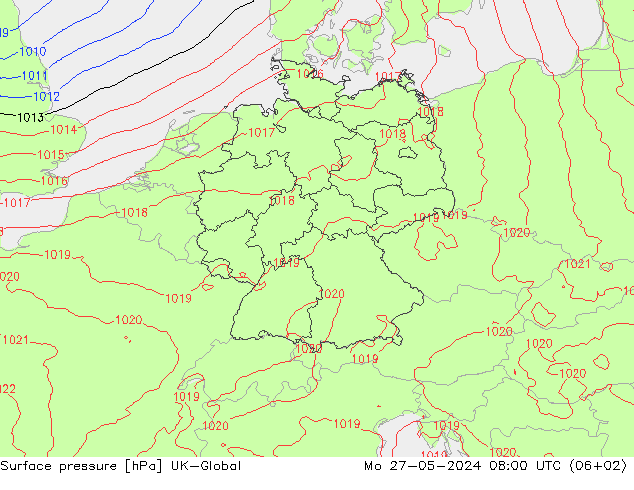 Bodendruck UK-Global Mo 27.05.2024 08 UTC