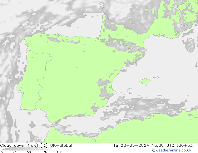 nízká oblaka UK-Global Út 28.05.2024 15 UTC