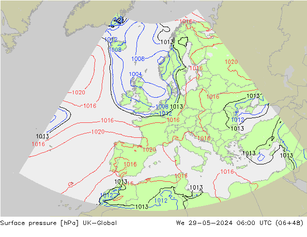 Bodendruck UK-Global Mi 29.05.2024 06 UTC