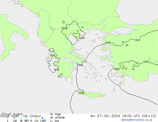 Cloud layer UK-Global Po 27.05.2024 18 UTC