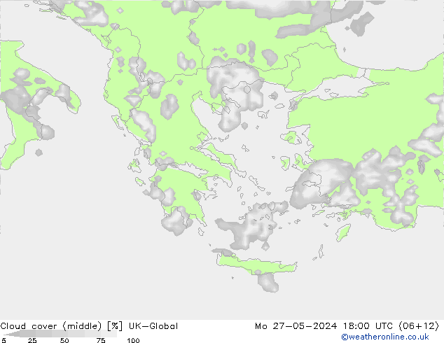 oblačnosti uprostřed UK-Global Po 27.05.2024 18 UTC