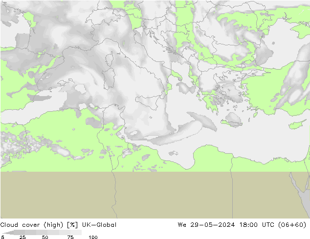 zachmurzenie (wysokie) UK-Global śro. 29.05.2024 18 UTC