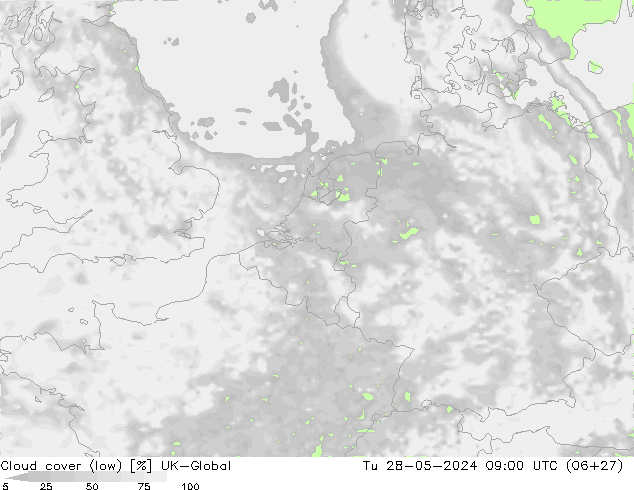 Nubes bajas UK-Global mar 28.05.2024 09 UTC