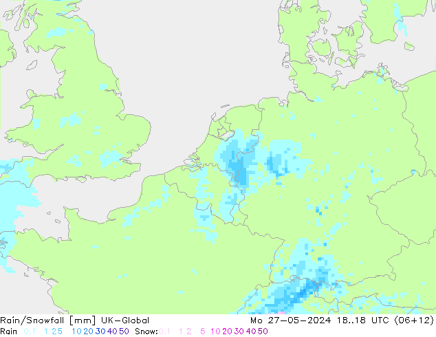 Rain/Snowfall UK-Global Po 27.05.2024 18 UTC