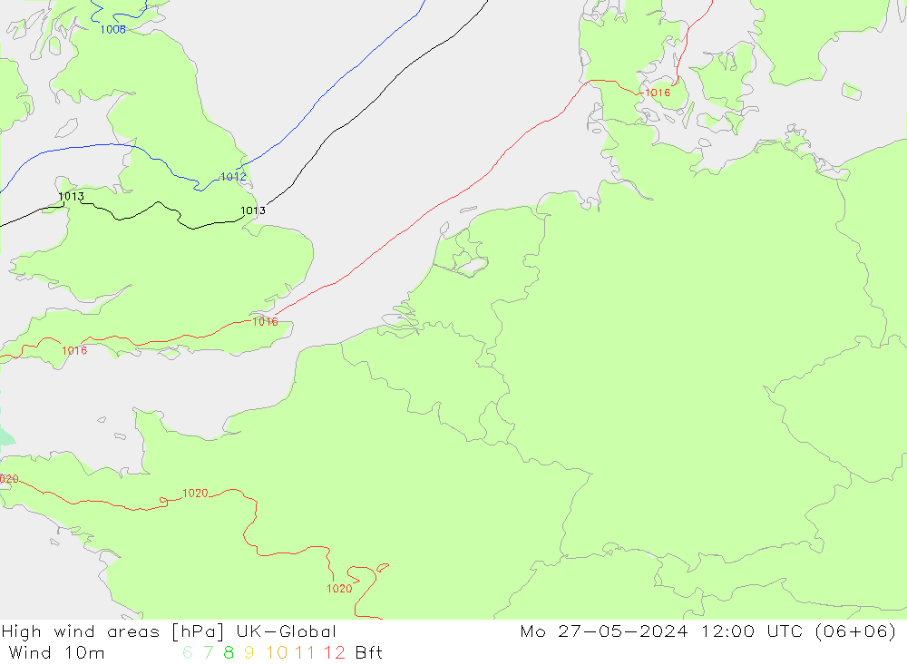 Windvelden UK-Global ma 27.05.2024 12 UTC