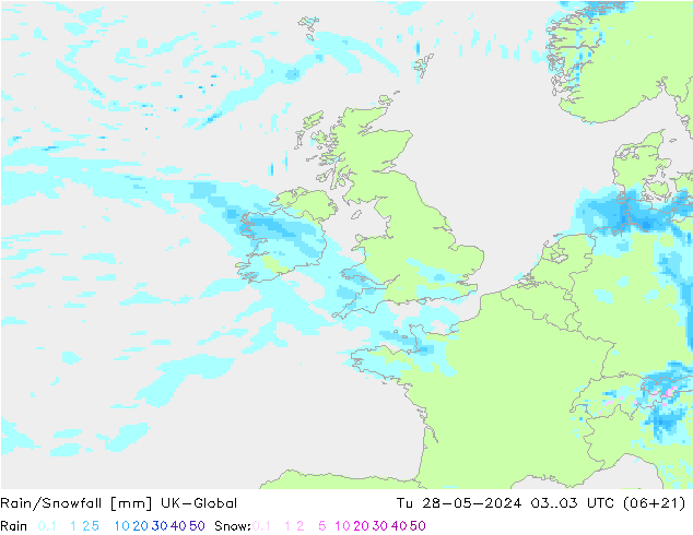 Lluvia/nieve UK-Global mar 28.05.2024 03 UTC
