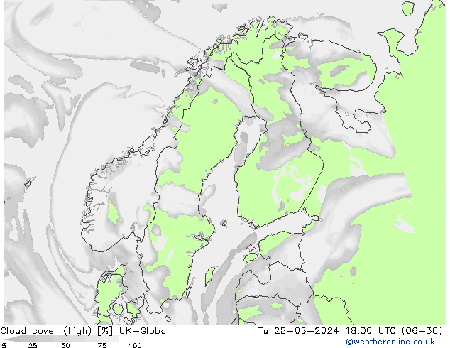 Nubes altas UK-Global mar 28.05.2024 18 UTC