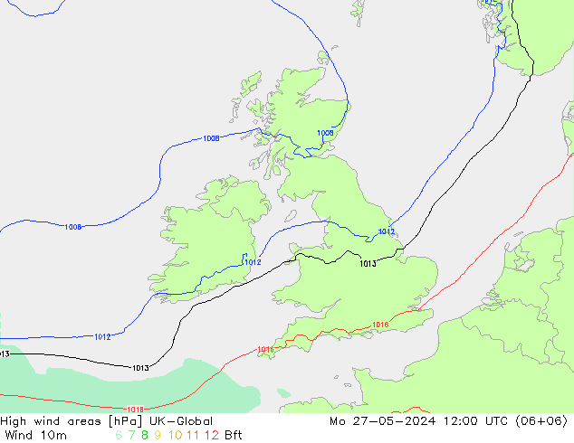 High wind areas UK-Global lun 27.05.2024 12 UTC