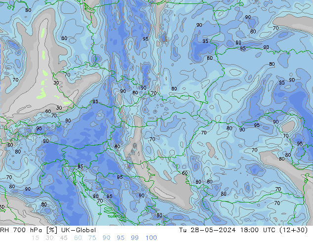 RV 700 hPa UK-Global di 28.05.2024 18 UTC