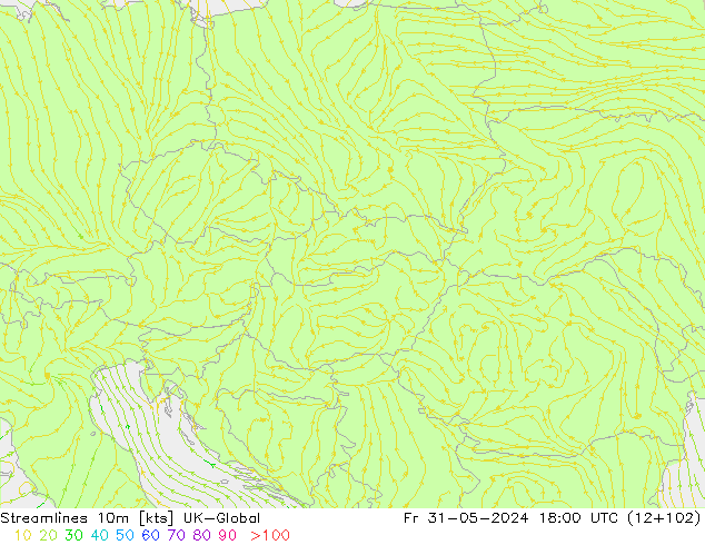 Streamlines 10m UK-Global Fr 31.05.2024 18 UTC