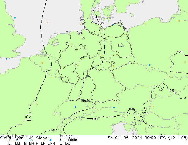 Cloud layer UK-Global sam 01.06.2024 00 UTC