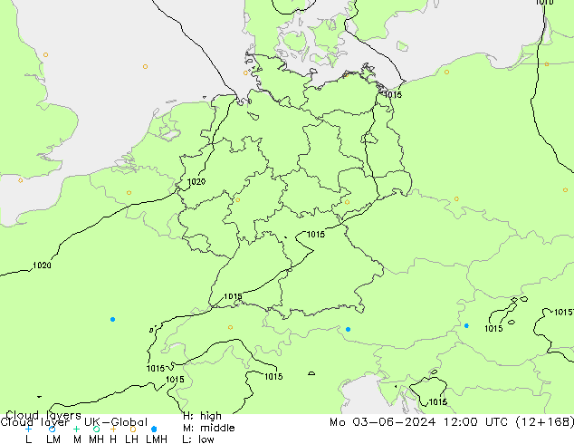 Cloud layer UK-Global lun 03.06.2024 12 UTC