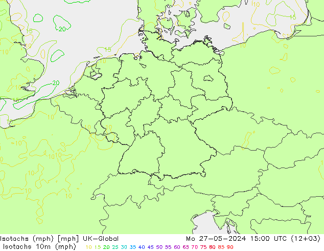 Isotachs (mph) UK-Global Mo 27.05.2024 15 UTC