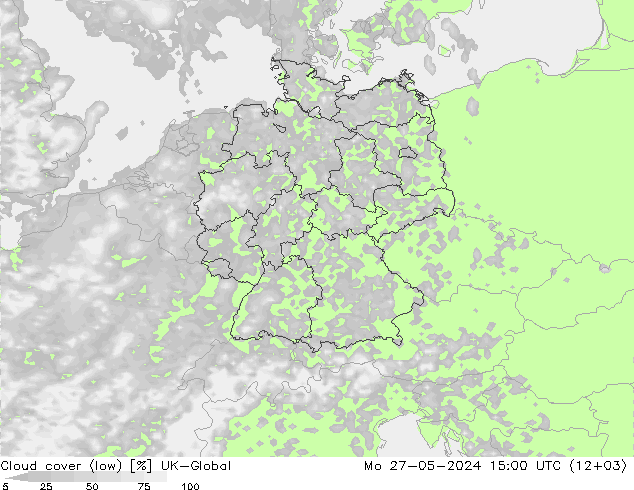nízká oblaka UK-Global Po 27.05.2024 15 UTC