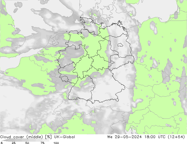 zachmurzenie (środk.) UK-Global śro. 29.05.2024 18 UTC