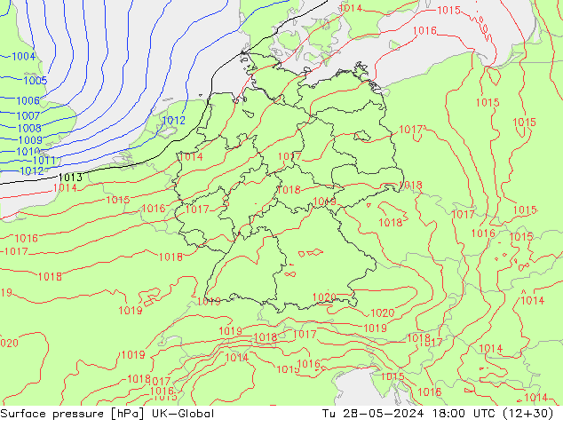 Bodendruck UK-Global Di 28.05.2024 18 UTC