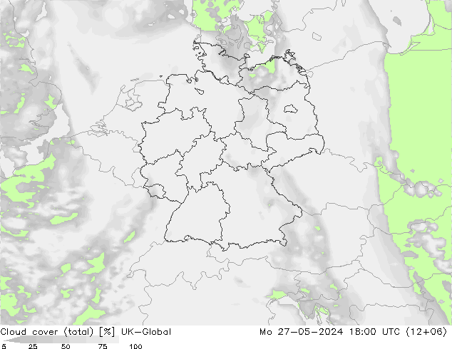 Wolken (gesamt) UK-Global Mo 27.05.2024 18 UTC